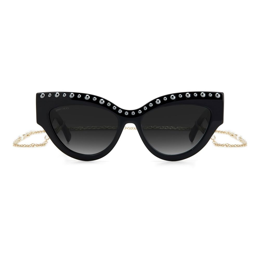 Occhiali da sole Jimmy Choo in acetato nero