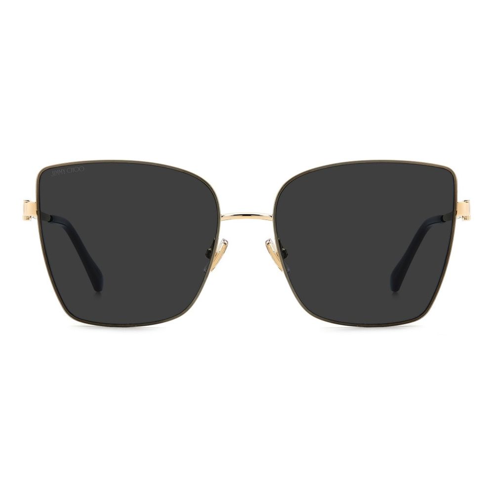 Occhiali da sole Jimmy Choo in metallo dorato