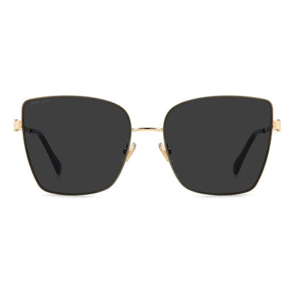 Occhiali da sole Jimmy Choo in metallo dorato
