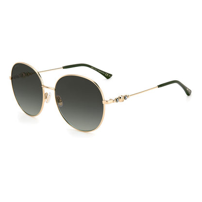 Lunettes de soleil bicolores Jimmy Choo en acier inoxydable