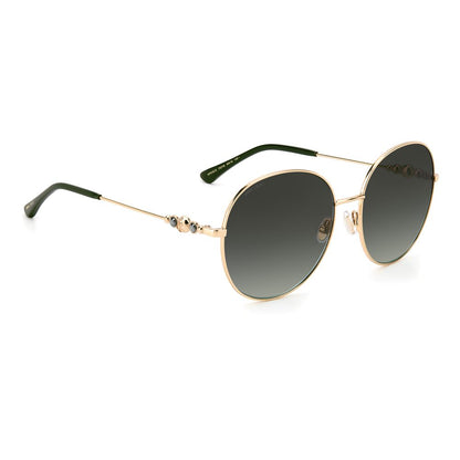 Lunettes de soleil bicolores Jimmy Choo en acier inoxydable