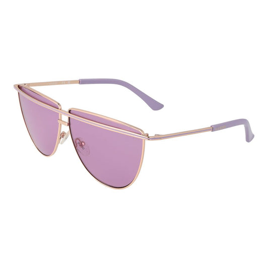 Occhiali da sole Guss in metallo oro rosa