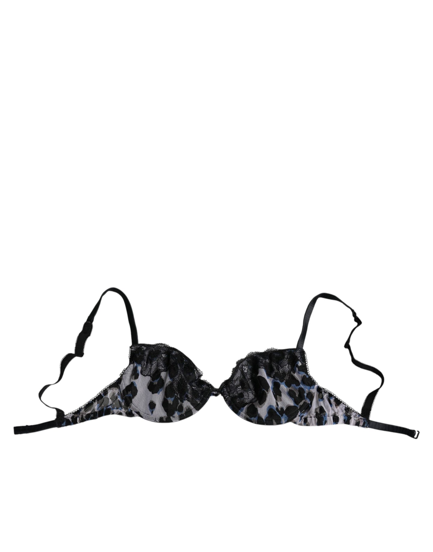 Roberto Cavalli Reggiseno Push Up Leopardato Bianco Intimo