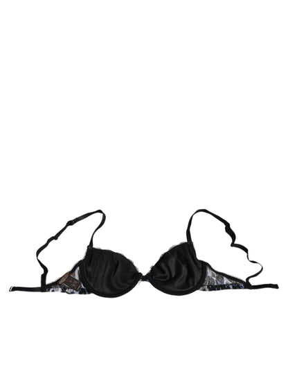 Roberto Cavalli Reggiseno Push Up Leopardato Bianco Intimo