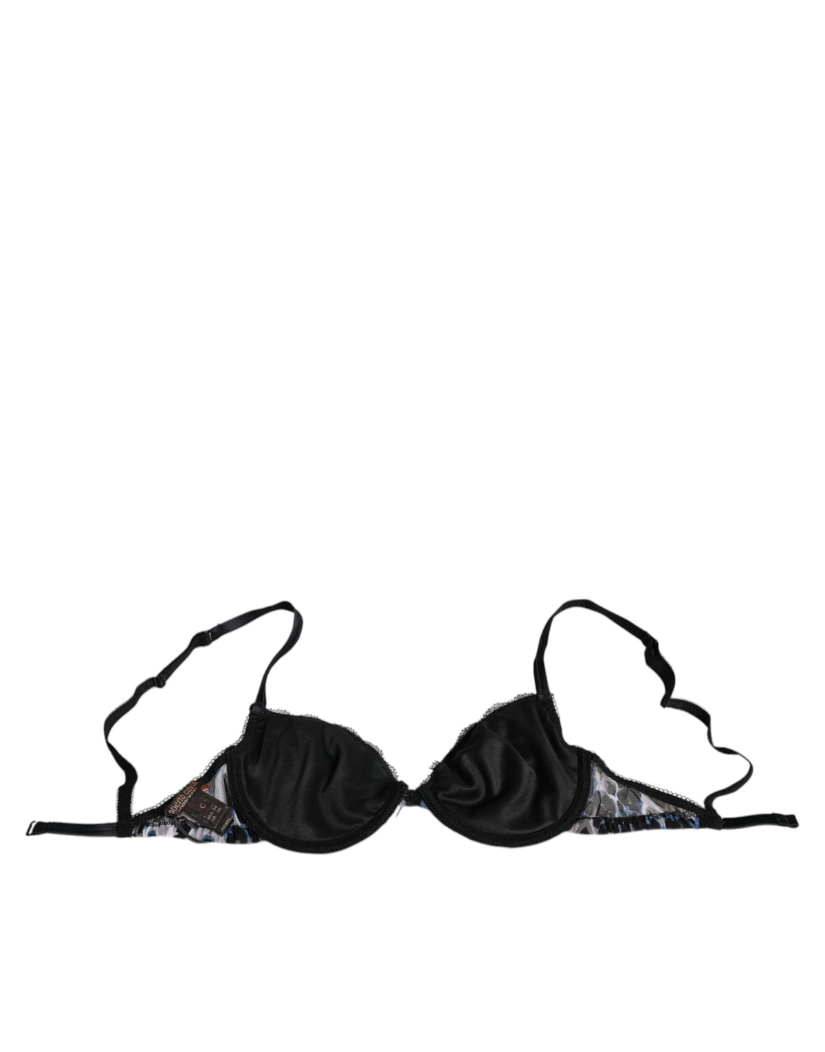 Roberto Cavalli Reggiseno Push Up Leopardato Bianco Intimo