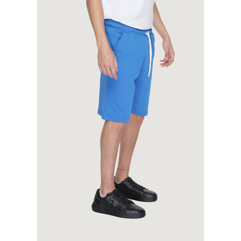 Bermudas en coton bleu Icon