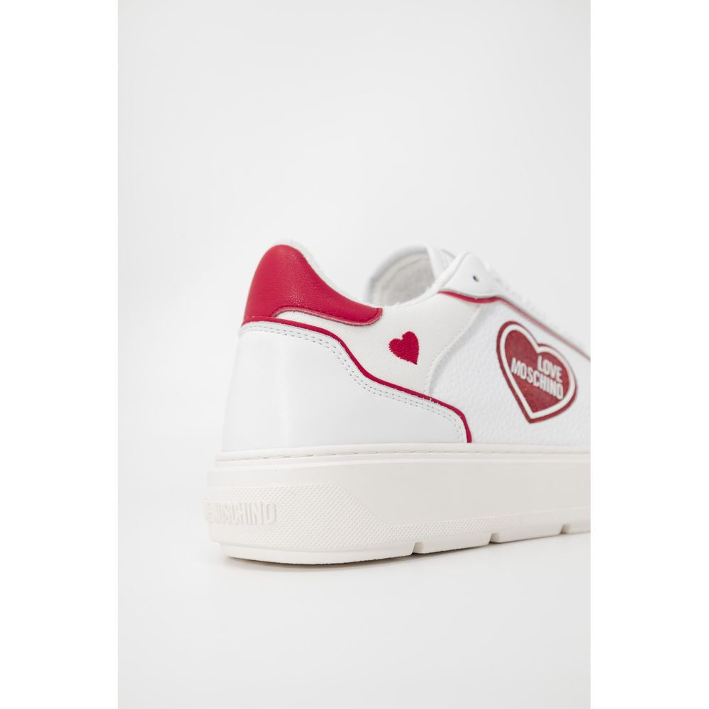 Baskets basses multicolores en polyéthylène Love Moschino