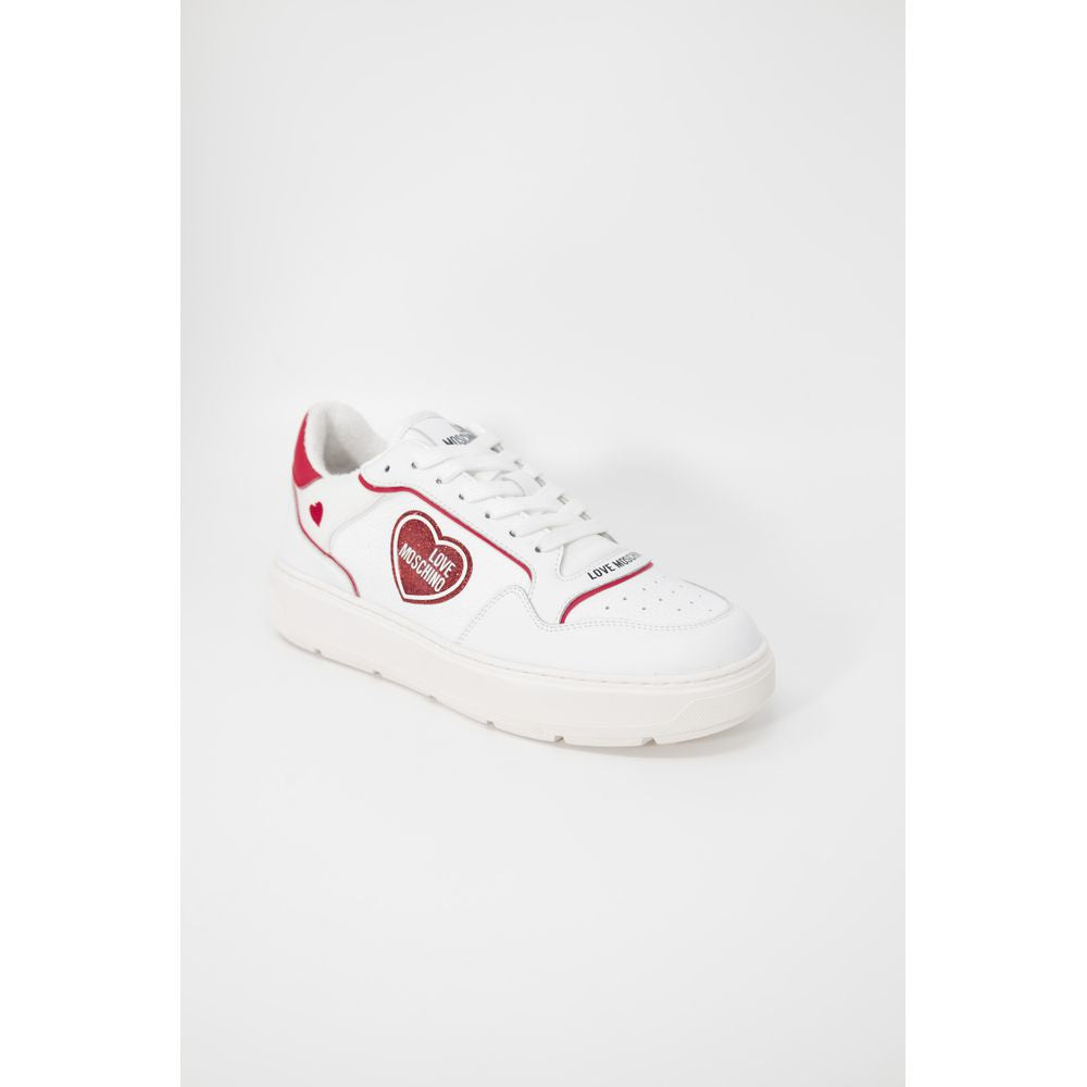Baskets basses multicolores en polyéthylène Love Moschino