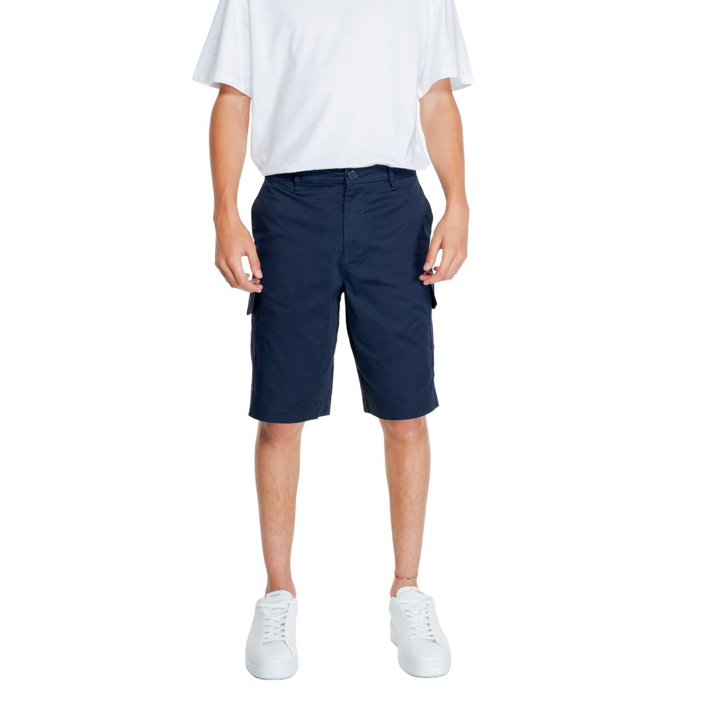 Shorts bermudas Armani Exchange en coton bleu