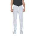 Pantaloni casual Armani Exchange in cotone bianco