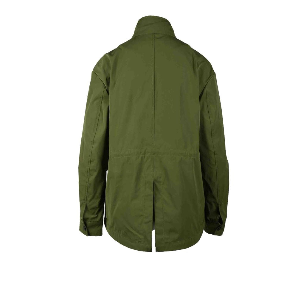 Parka verte en polyester Love Moschino