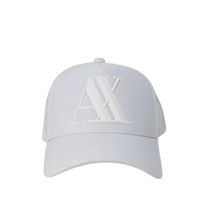 Berretto da baseball in cotone bianco Armani Exchange