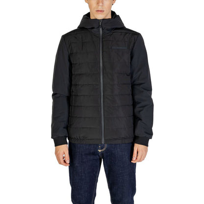 Giacca nera in poliestere riciclato Calvin Klein