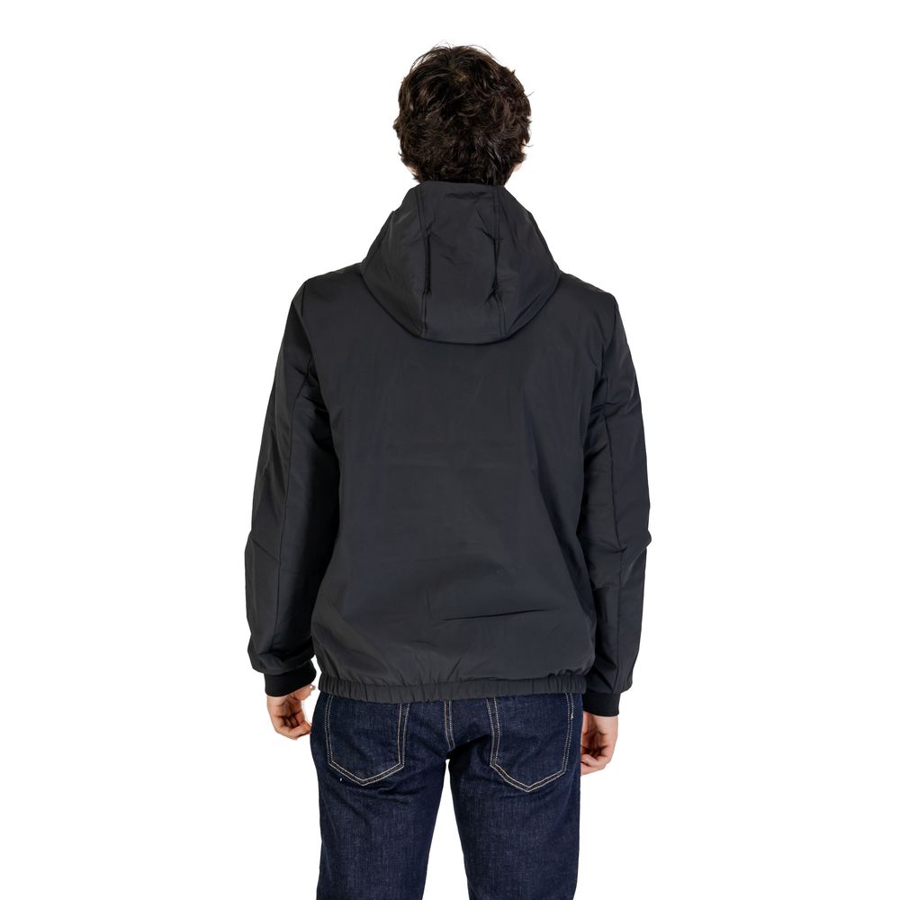 Giacca nera in poliestere riciclato Calvin Klein