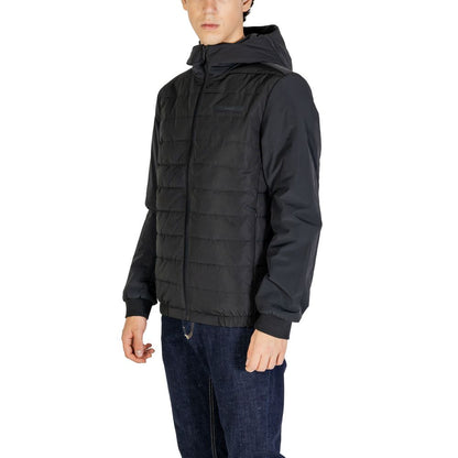Giacca nera in poliestere riciclato Calvin Klein