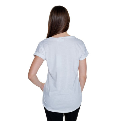T-shirt blanc en coton Vila Clothes