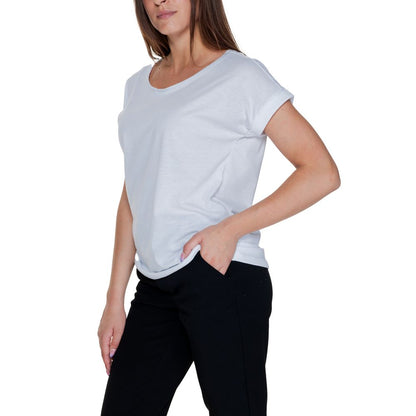 T-shirt blanc en coton Vila Clothes