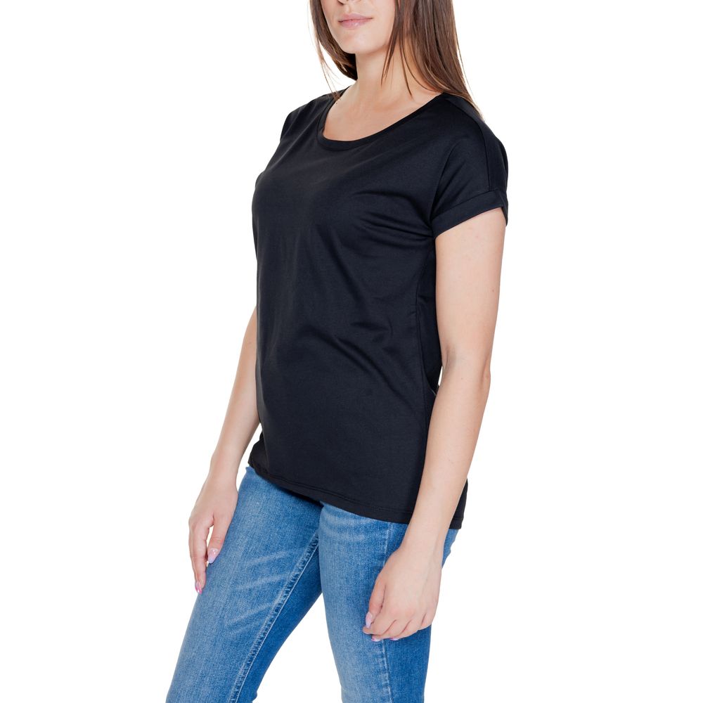 Maglietta nera in cotone Vila Clothes
