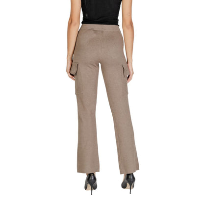 Pantaloni cargo in viscosa beige di Vila Clothes