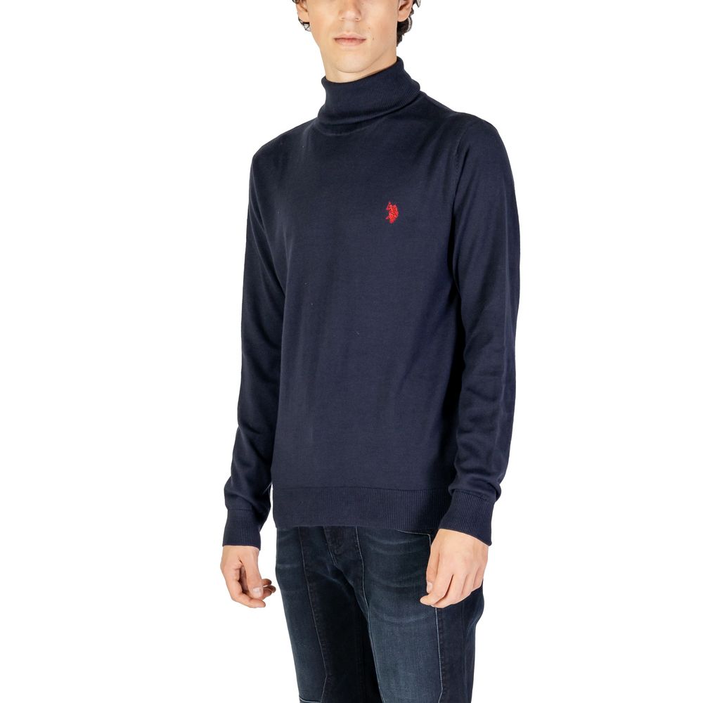 US POLO ASSN. Dolcevita in cotone blu