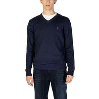 Maglione in cashmere blu US POLO ASSN.