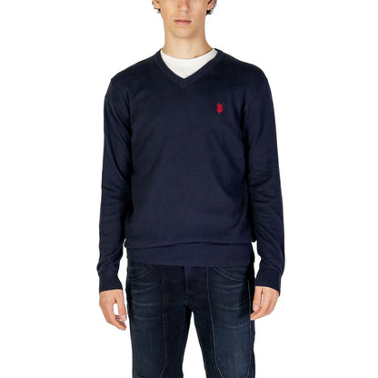 Maglione in cashmere blu US POLO ASSN.