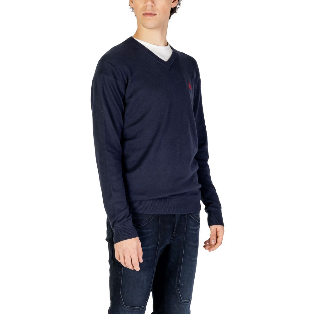 Maglione in cashmere blu US POLO ASSN.