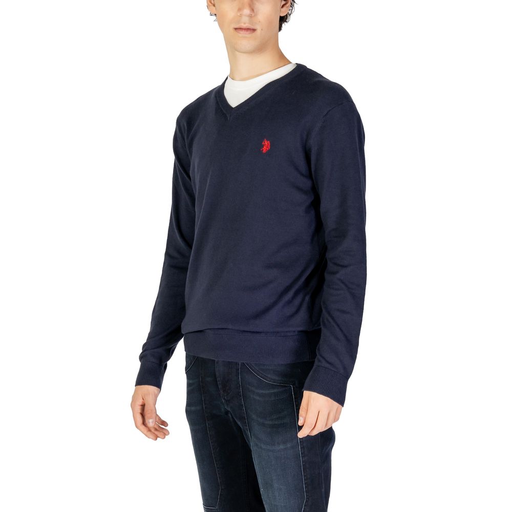 Maglione in cashmere blu US POLO ASSN.