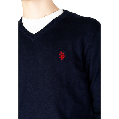 Maglione in cashmere blu US POLO ASSN.