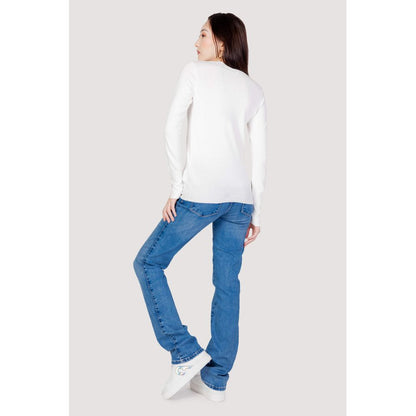 Felpa in cotone bianco Guss