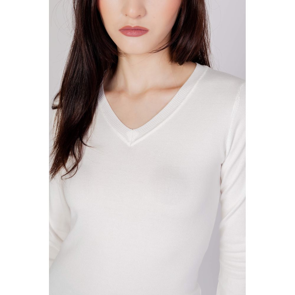 Felpa in cotone bianco Guss