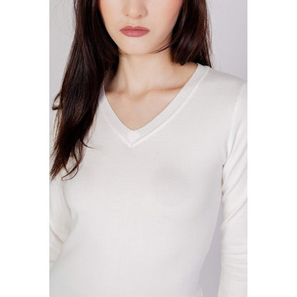 Felpa in cotone bianco Guss