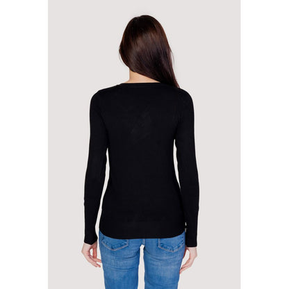 Felpa in cotone nero Guss