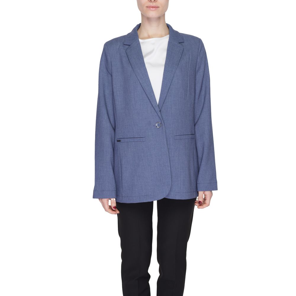 Blazer in poliestere blu Street One