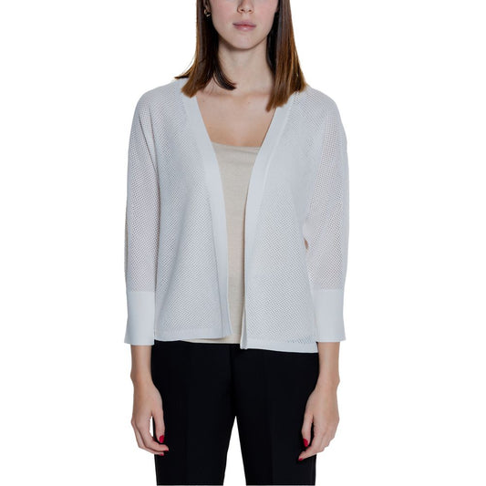 Cardigan in viscosa bianca Street One