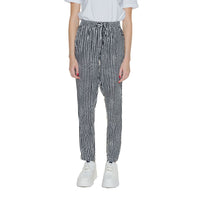 Solo pantaloni casual in viscosa nera