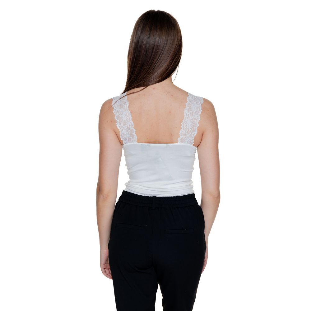 Canottiere in viscosa bianca Vero Moda