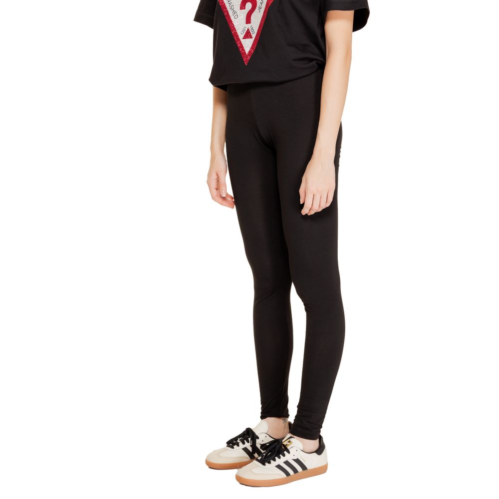 Leggings in cotone nero Jacqueline De Yong