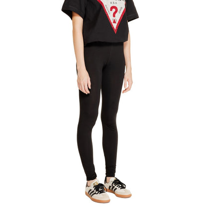 Leggings in cotone nero Jacqueline De Yong