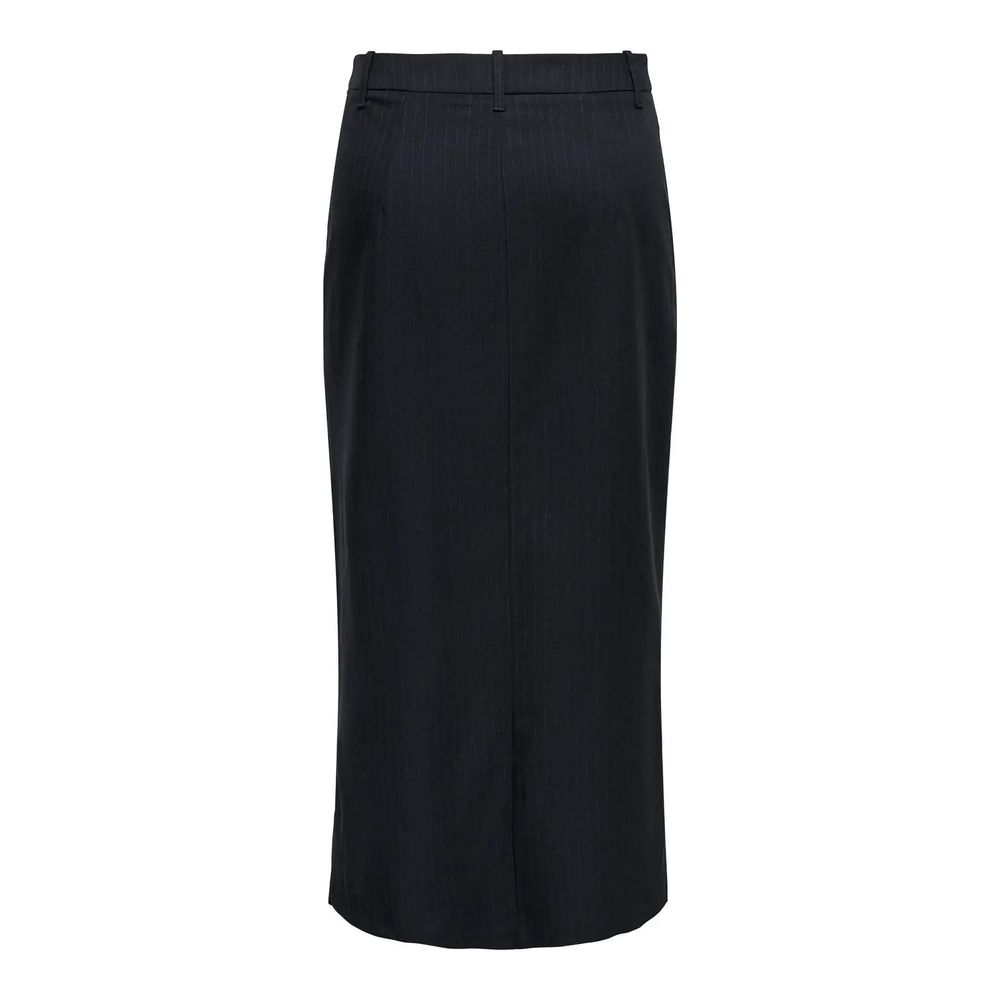 Jupe longue grise en polyester Jacqueline De Yong
