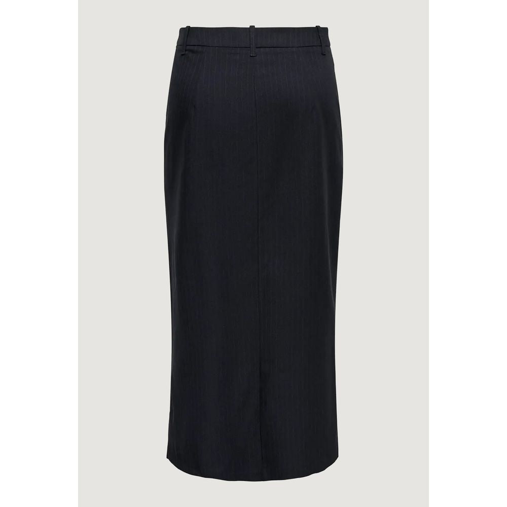 Jupe longue grise en polyester Jacqueline De Yong