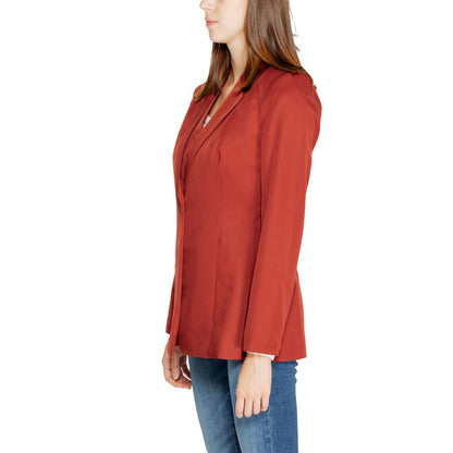 Blazer in poliestere rosso Vero Moda