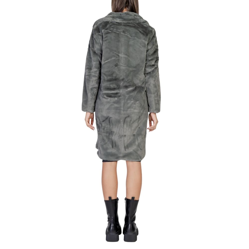 Cappotto in poliestere nero ICHI