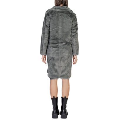 Cappotto in poliestere nero ICHI