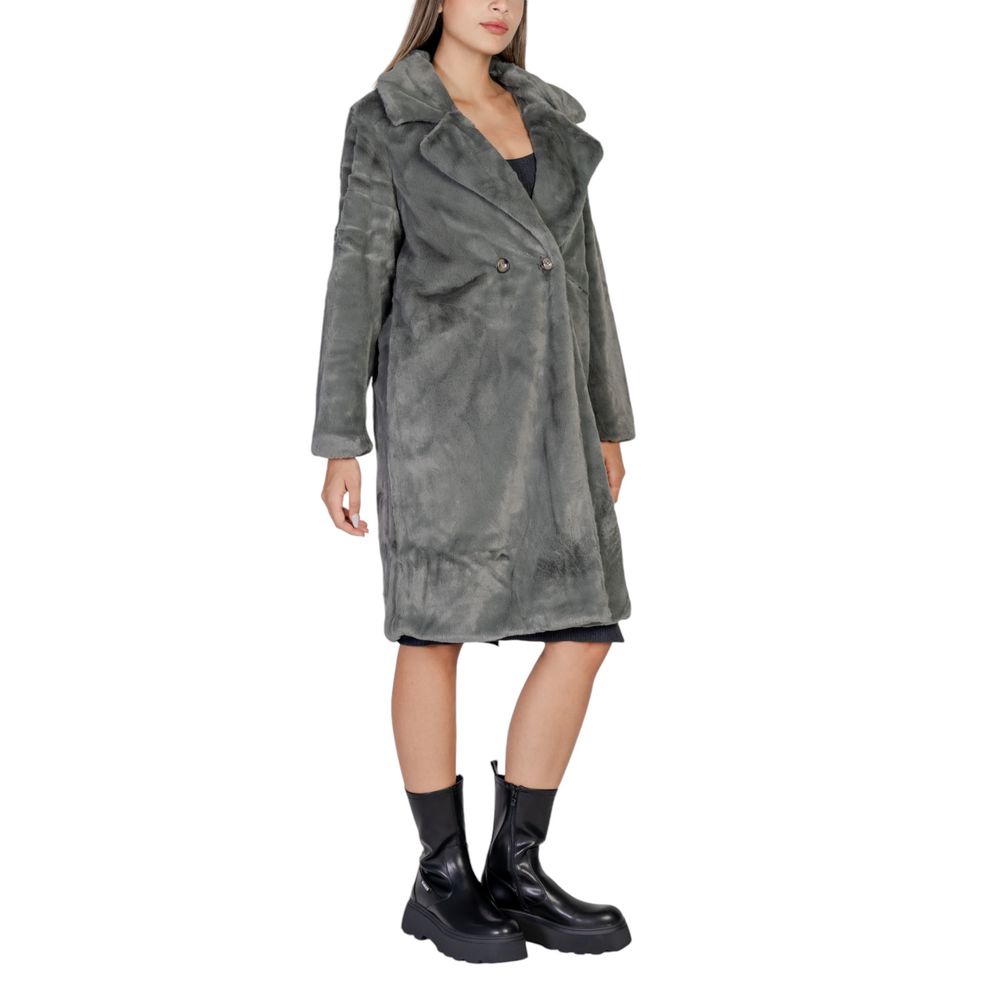 Cappotto in poliestere nero ICHI
