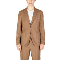 Blazer in poliestere beige Hamaki-Ho