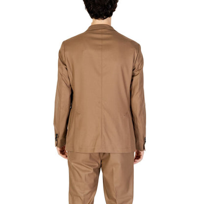 Blazer in poliestere beige Hamaki-Ho