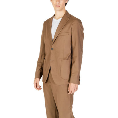 Blazer in poliestere beige Hamaki-Ho
