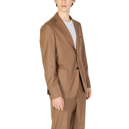 Blazer in poliestere beige Hamaki-Ho