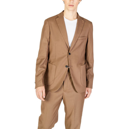 Blazer in poliestere beige Hamaki-Ho